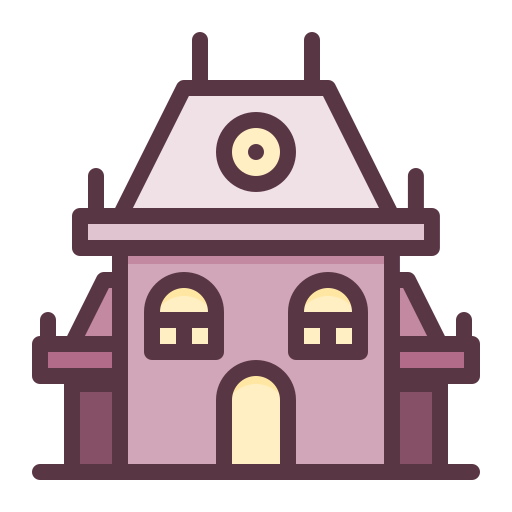 유령의 집 Generic Outline Color icon