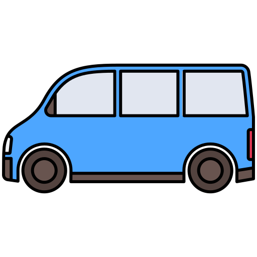 mini furgone Generic Outline Color icona
