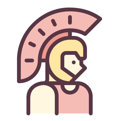 Roman helmet Generic Outline Color icon