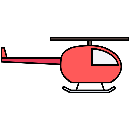 helikopter Generic Outline Color icoon