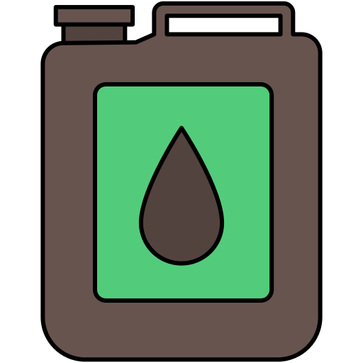 botella de aceite Generic Outline Color icono
