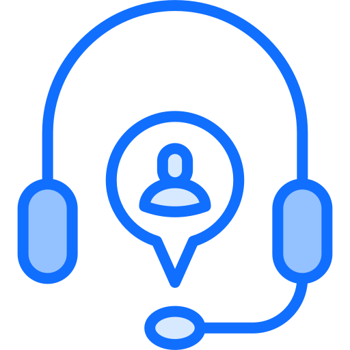 telemarketer Generic Blue icon