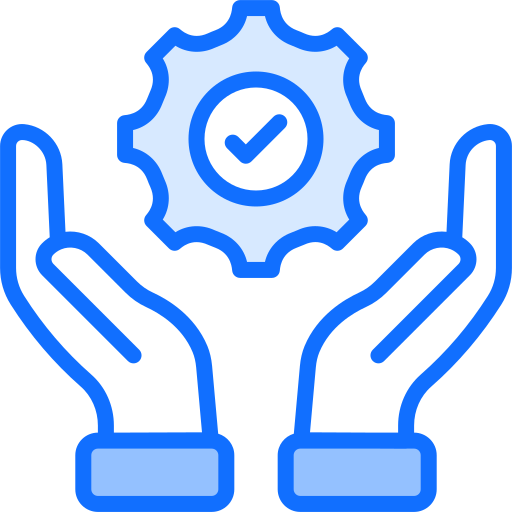 관리 서비스 Generic Blue icon
