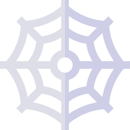 spinnenweb Basic Straight Flat icoon