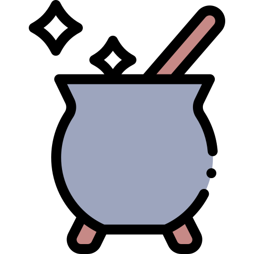 大釜 Detailed Rounded Lineal color icon