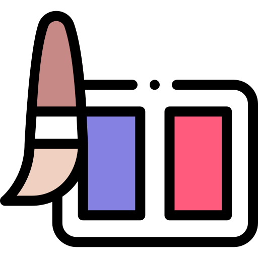 Makeup Detailed Rounded Lineal color icon