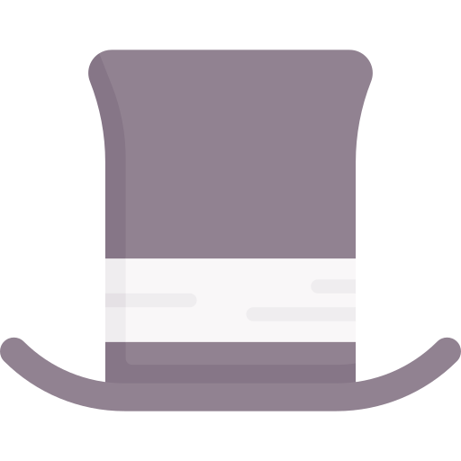 Top hat Special Flat icon