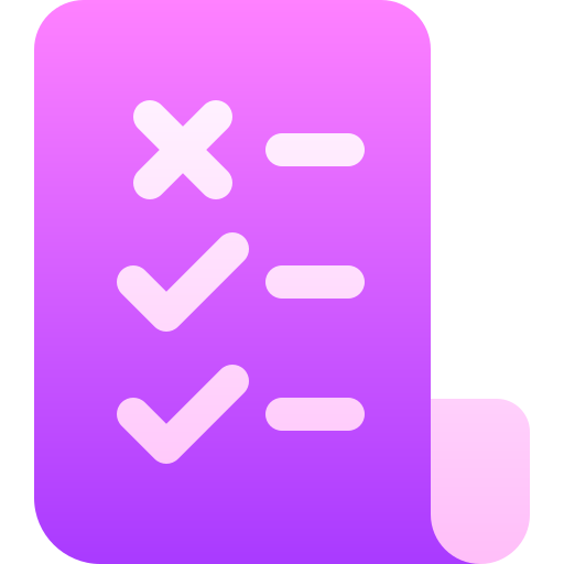 投票用紙 Basic Gradient Gradient icon