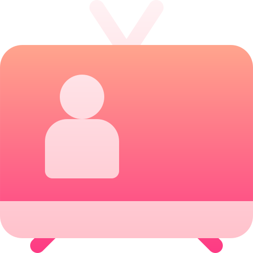 televisão Basic Gradient Gradient Ícone