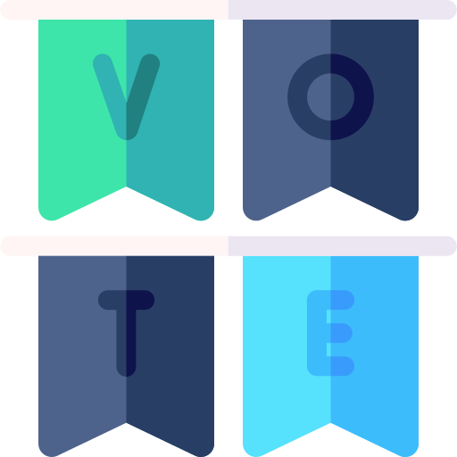 stemmen Basic Rounded Flat icoon