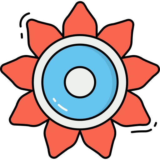 chakra Generic Thin Outline Color icon