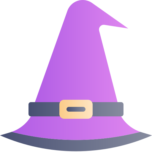 cappello da strega Generic Flat Gradient icona