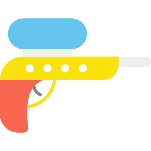 pistola de agua Generic Flat icono