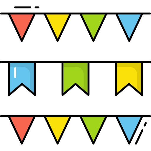 Garlands Generic Thin Outline Color icon