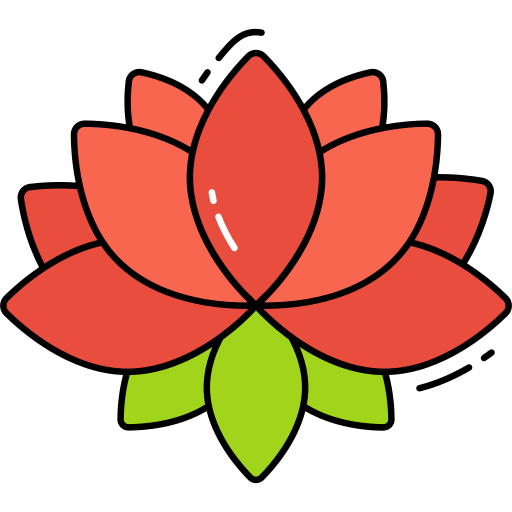 loto Generic Thin Outline Color icono