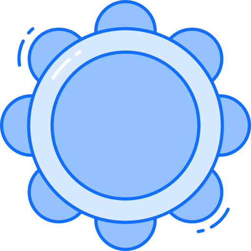 Tambourine Generic Blue icon