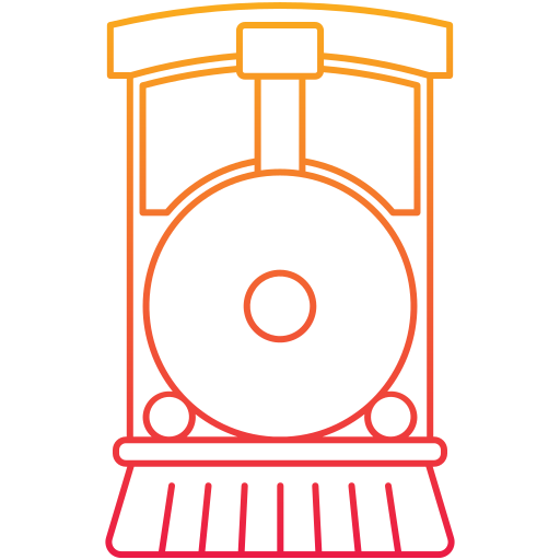 locomotiva a vapore Generic Gradient icona