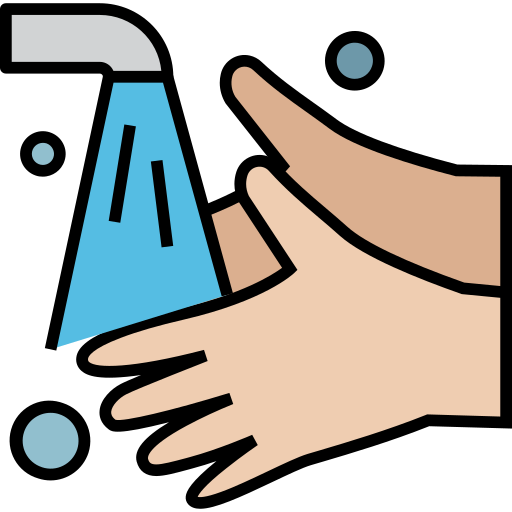 wasche deine hände Generic Outline Color icon