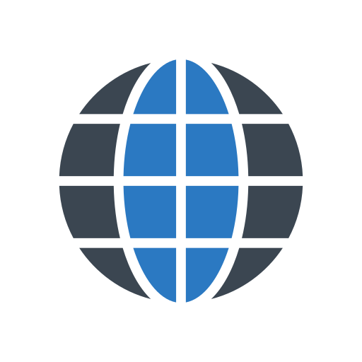 World map Generic Blue icon