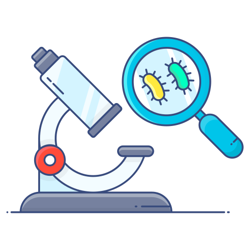 Microscope Generic Thin Outline Color icon