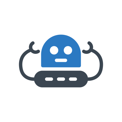 robot Generic Blue ikona