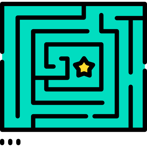 Maze Special Lineal color icon