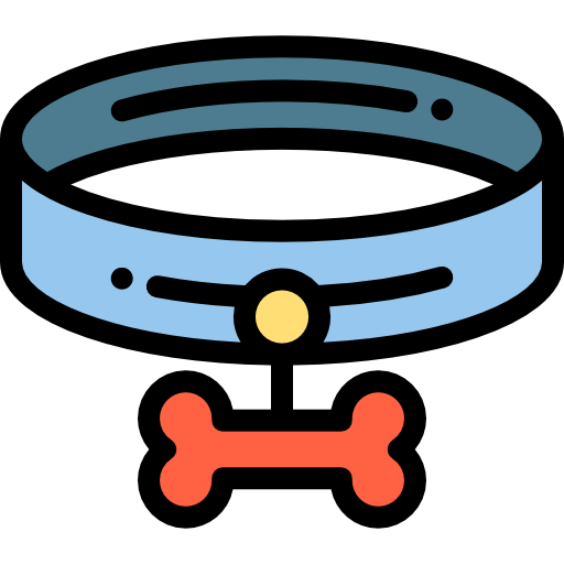 Leash Detailed Rounded Lineal color icon