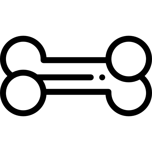 骨 Detailed Rounded Lineal icon