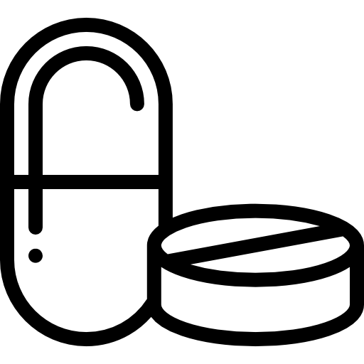 丸薬 Detailed Rounded Lineal icon