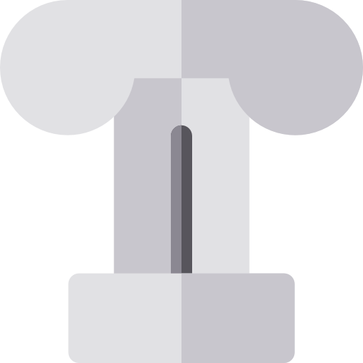 kolom Basic Rounded Flat icoon