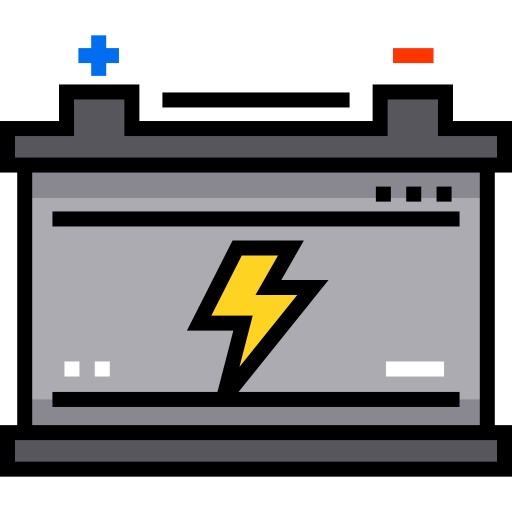 Аккумулятор Detailed Straight Lineal color иконка