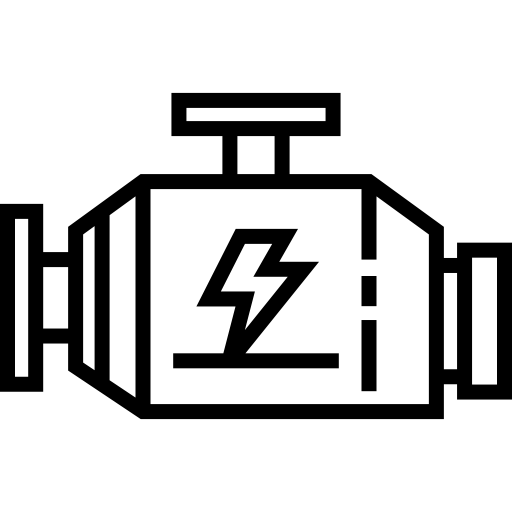 silnik Detailed Straight Lineal ikona