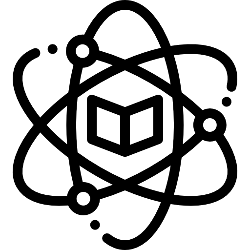 물리학 Detailed Rounded Lineal icon
