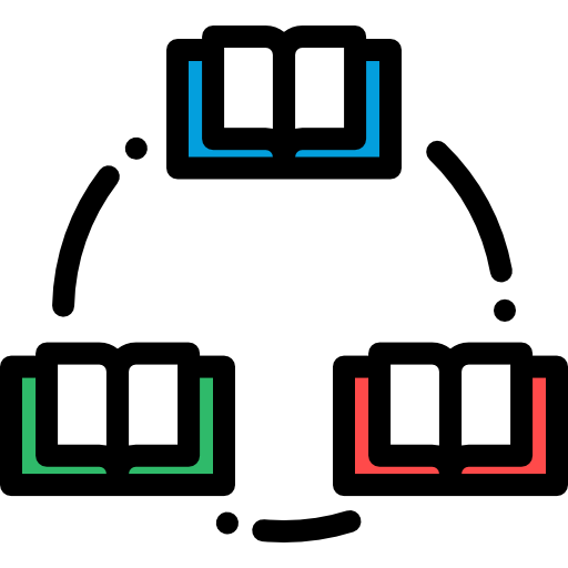 conoscenza Detailed Rounded Lineal color icona