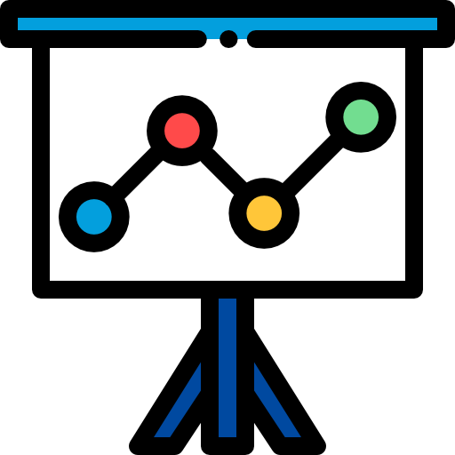 プレゼンテーション Detailed Rounded Lineal color icon