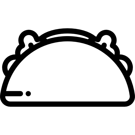 タコス Detailed Rounded Lineal icon