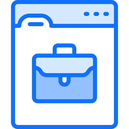 webサイト Generic Blue icon