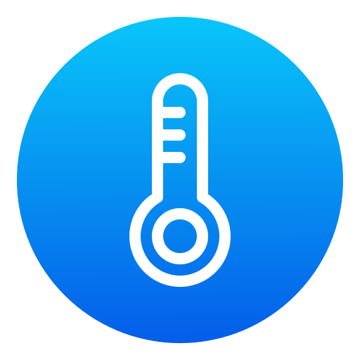 termometr Generic Flat Gradient ikona