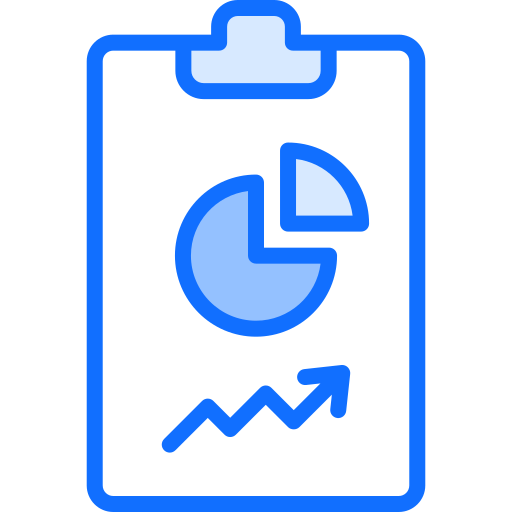 Business report Generic Blue icon