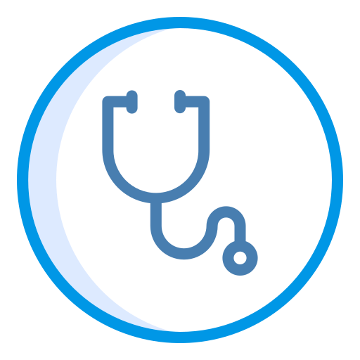 Stethoscope Generic Blue icon