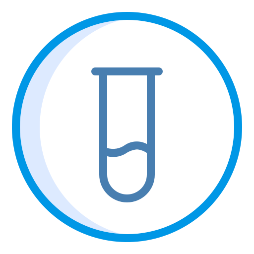 시험관 Generic Blue icon