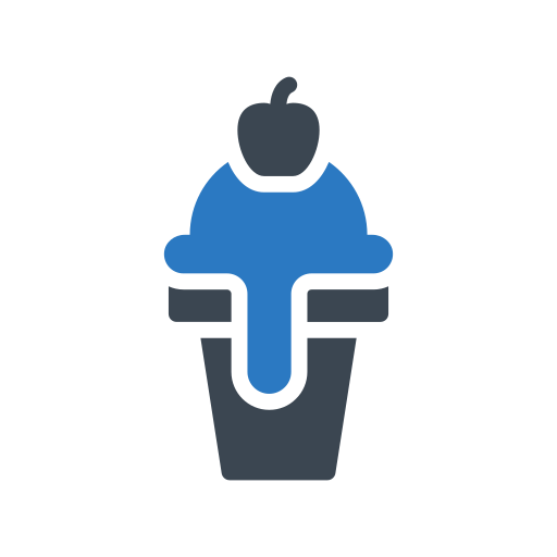 アイスクリームコーン Generic Blue icon