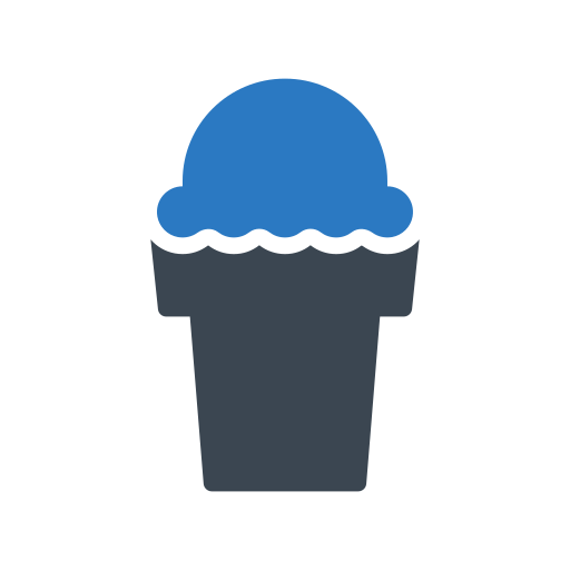 crème glacée Generic Blue Icône