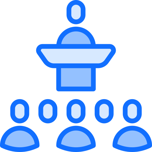 Conference Generic Blue icon