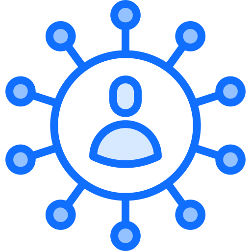 organización Generic Blue icono