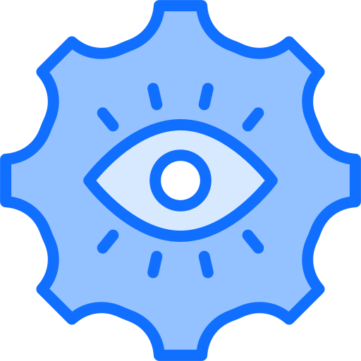 모니터링 Generic Blue icon