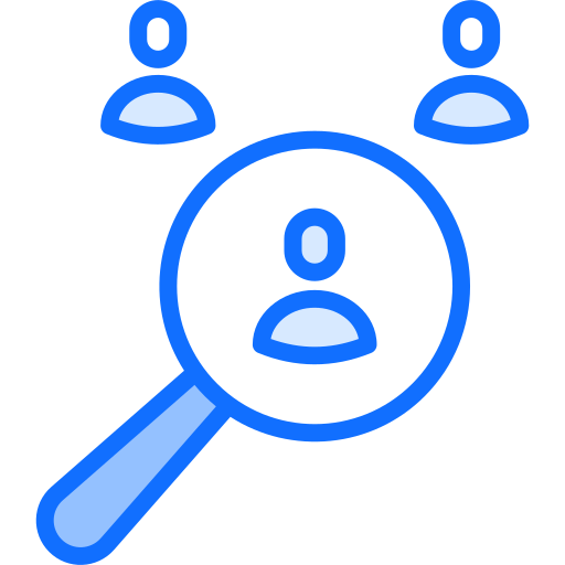 rekrutierung Generic Blue icon