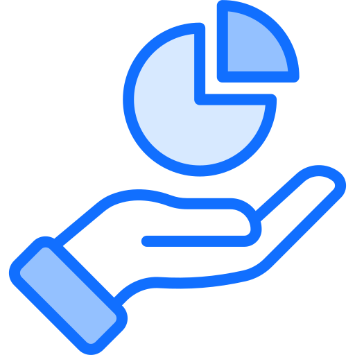 Contribution Generic Blue icon