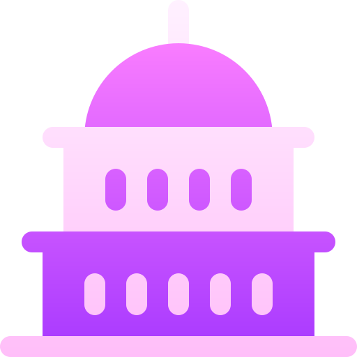 国会議事堂 Basic Gradient Gradient icon