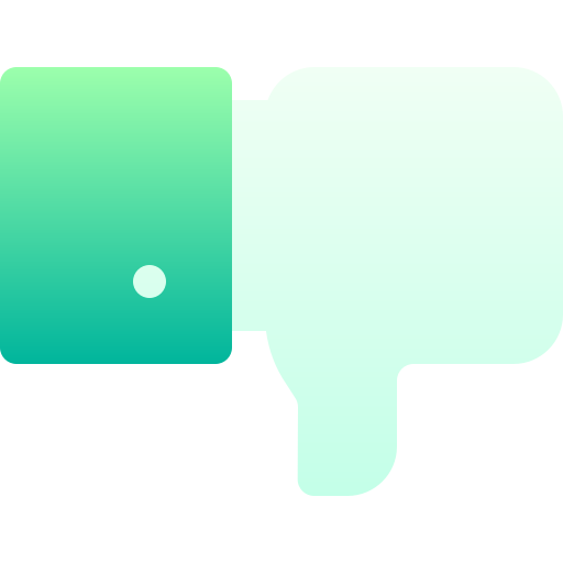 싫어함 Basic Gradient Gradient icon